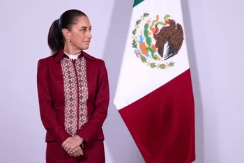 Claudia Sheinbaum durante la presentación del Paquete Económico 2027