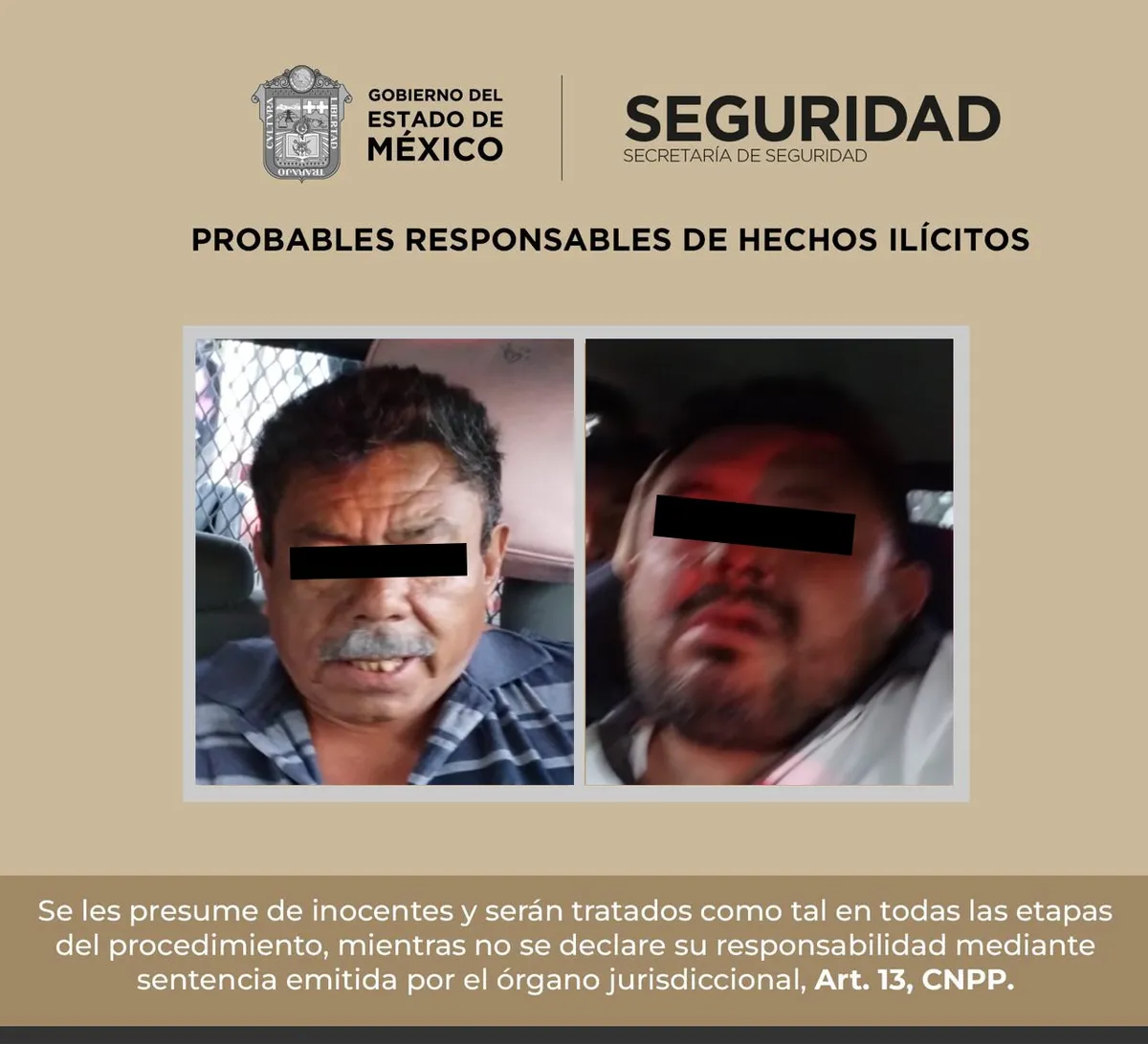 Edomex: Agresión armada deja dos lesionados y dos detenidos