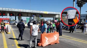 Vecinos de Cuautitlán Izcalli toman la caseta de Tepotzotlán, exigen agua, seguridad y vialidades dignas