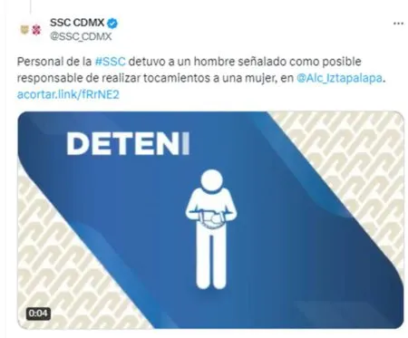 Detenido el hombre arrastró a mujer en pleno Periférico (video)