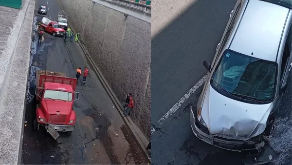 Accidente en Av. las torres provoca afectaciones