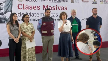 Clase masiva de matemáticas arranca en Nezahualcóyotl
