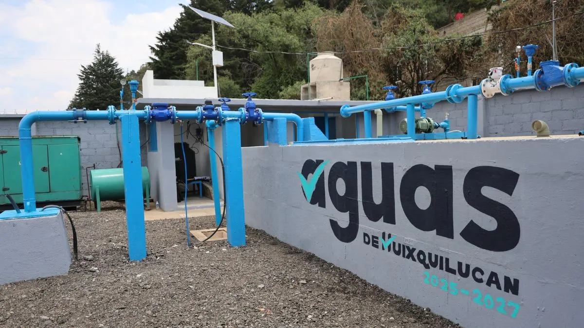 Huixquilucan inaugura pozo “El Plan” para mejorar la distribución de agua en la zona