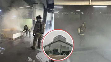 Bomberos de Metepec atendieron incendio en agencia BYD sobre la Toluca-Tenango