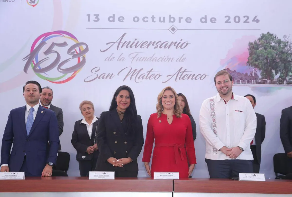 Celebra San Mateo Atenco 153 años de su fundación