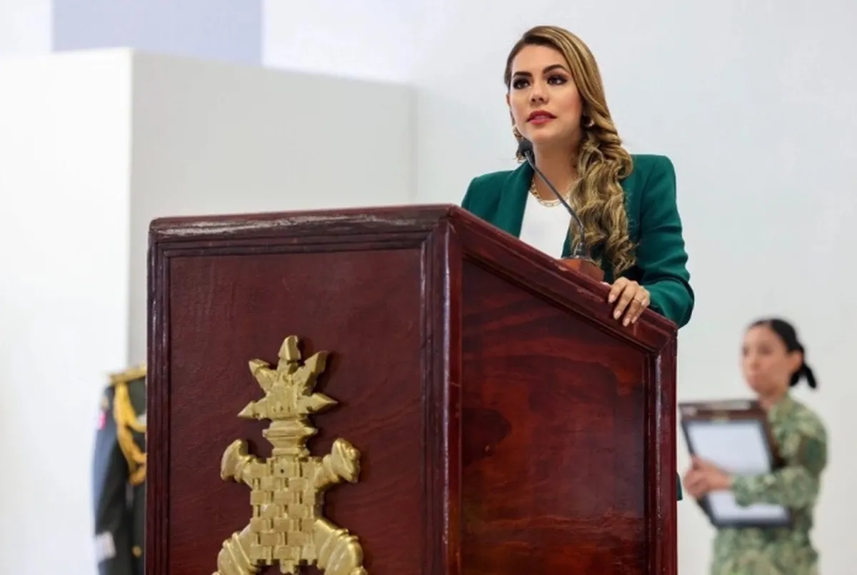 Evelyn Salgado anunció la renuncia. Foto: La Jornada