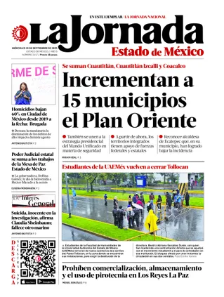 La Jornada Edomex | 10 de septiembre de 2025