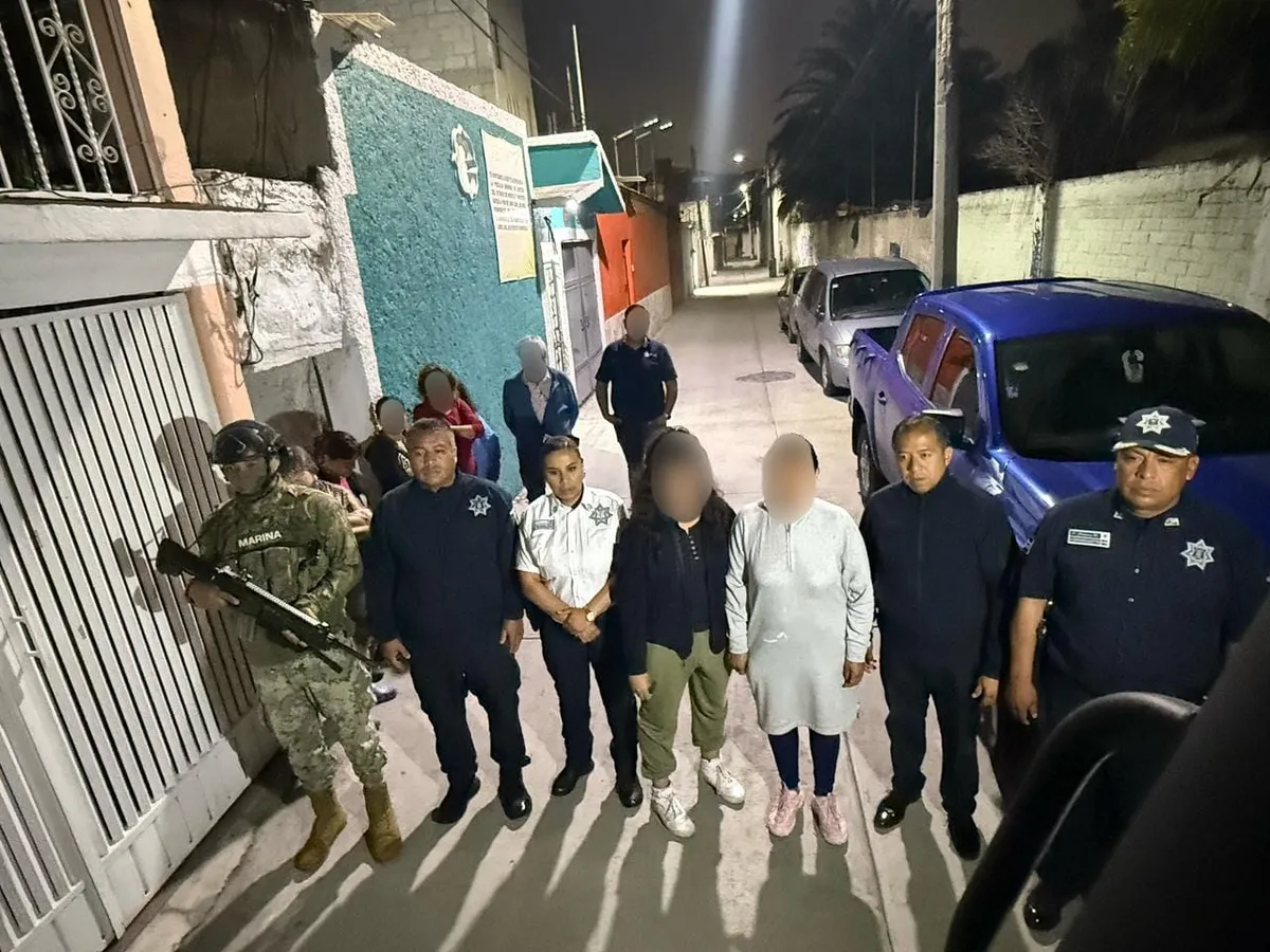 Localizan en Coacalco a menor de edad víctima de extorsión
