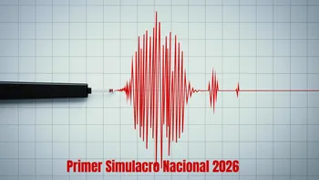 Altavoces de alerta sísmica se activan durante el primer Simulacro Nacional 2026 en México.