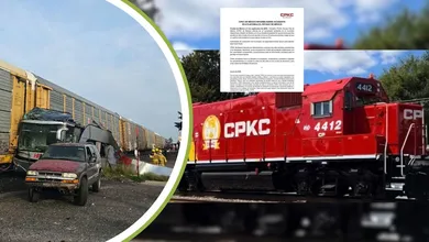 Empresa CPKC del tren que embistió a autobús en Atlacomulco lamenta el accidente