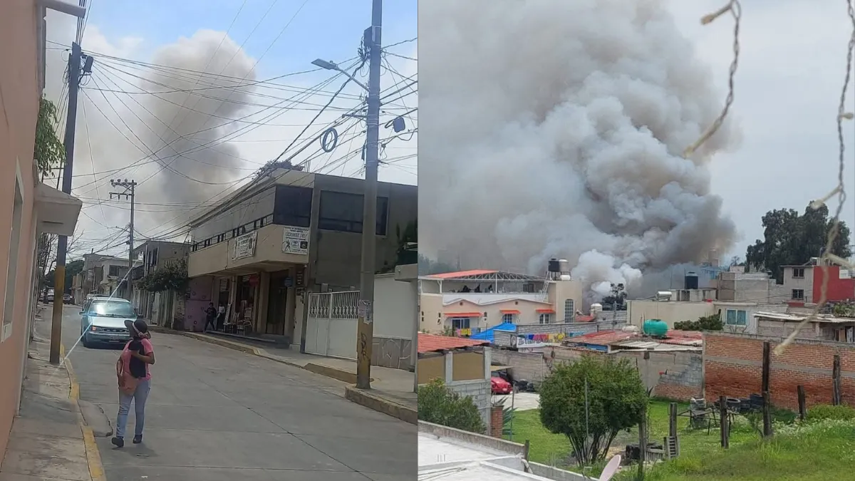 Se registra nueva explosión de pirotecnia en Tultepec (Video)