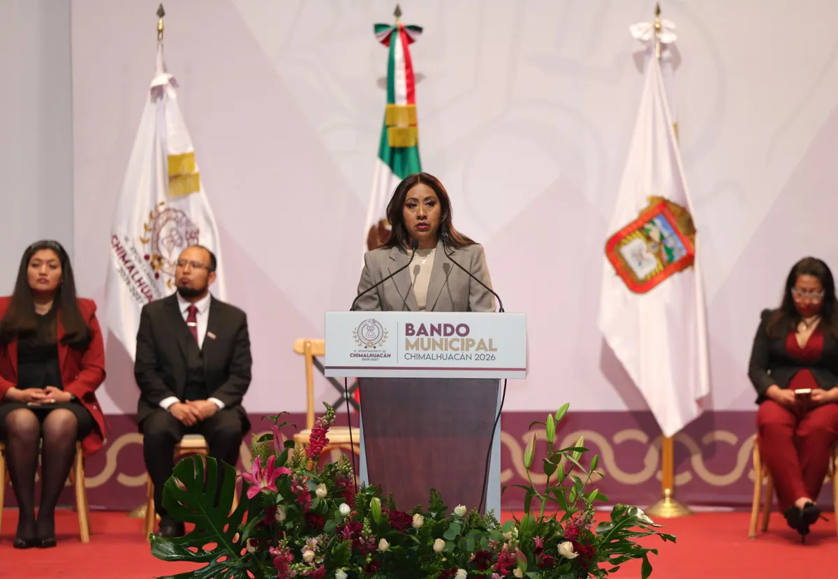 Presidenta Xóchitl Flores promulga bando municipal de Chimalhuacán 2026