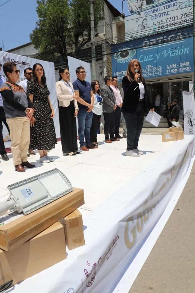 Implementa Gobierno de Cuautitlán, tecnología de punta en alumbrado público
