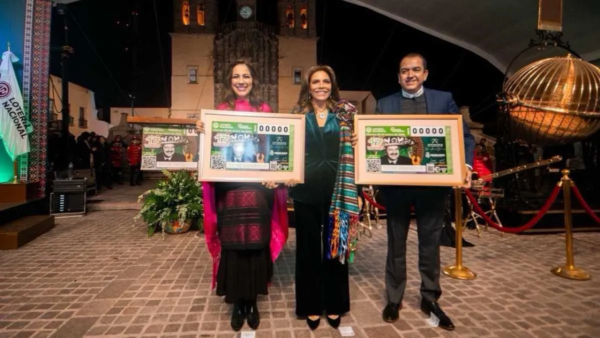 Premio Mayor de 17 mdp en sorteo donde se rindió homenaje a José Alfredo Jiménez