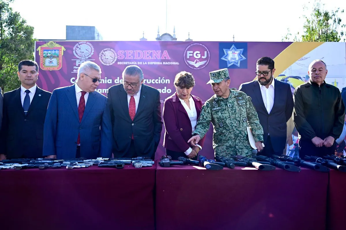 Arranca campaña de destrucción de armamento en Edomex