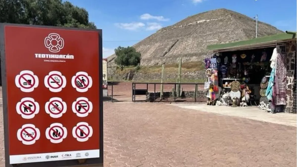 Renuevan imagen gráfica de la Zona Arqueológica de Teotihuacán
