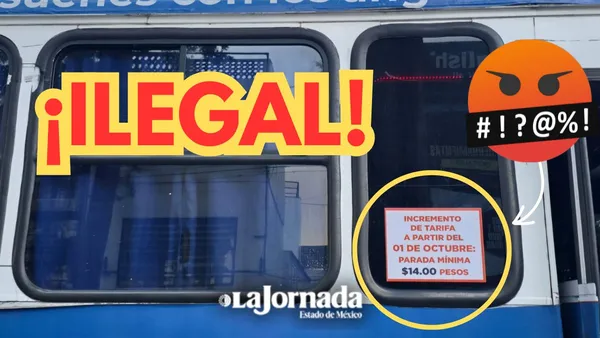 Ilegal incremento a la tarifa del transporte público: Canapat