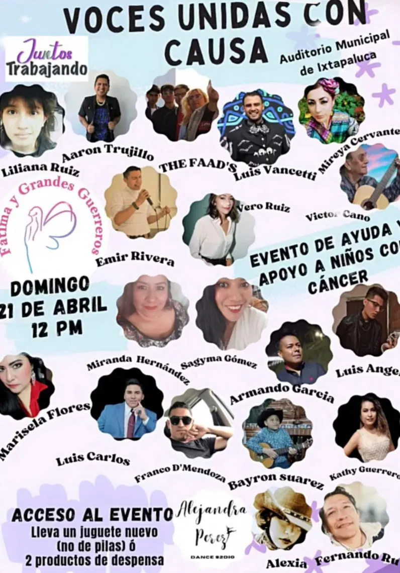 Ixtapaluca: músicos anuncian concierto para ayudar a niños con cáncer