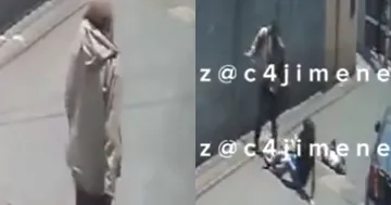 VIDEO: Indigente golpea a puñetazos a mujer que solo iba caminando en calles de la CDMX