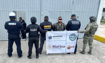 Policía de Ecatepec y Marina resguardan traslado de “El Masse” al penal de Chiconautla