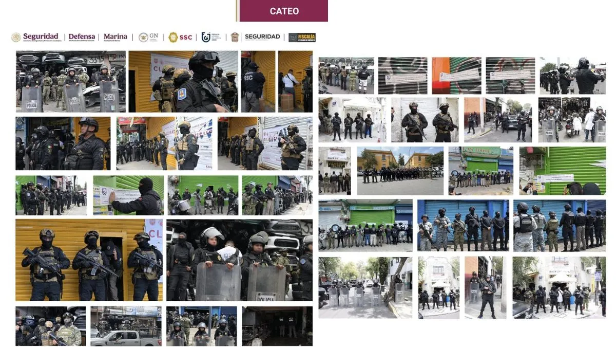 "Operación Fortaleza": Aseguran 11 mil toneladas de autopartes robadas