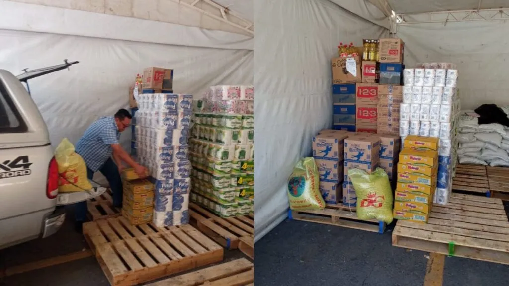 Central de Abasto de Ecatepec recolecta ayuda para afectados por las lluvias