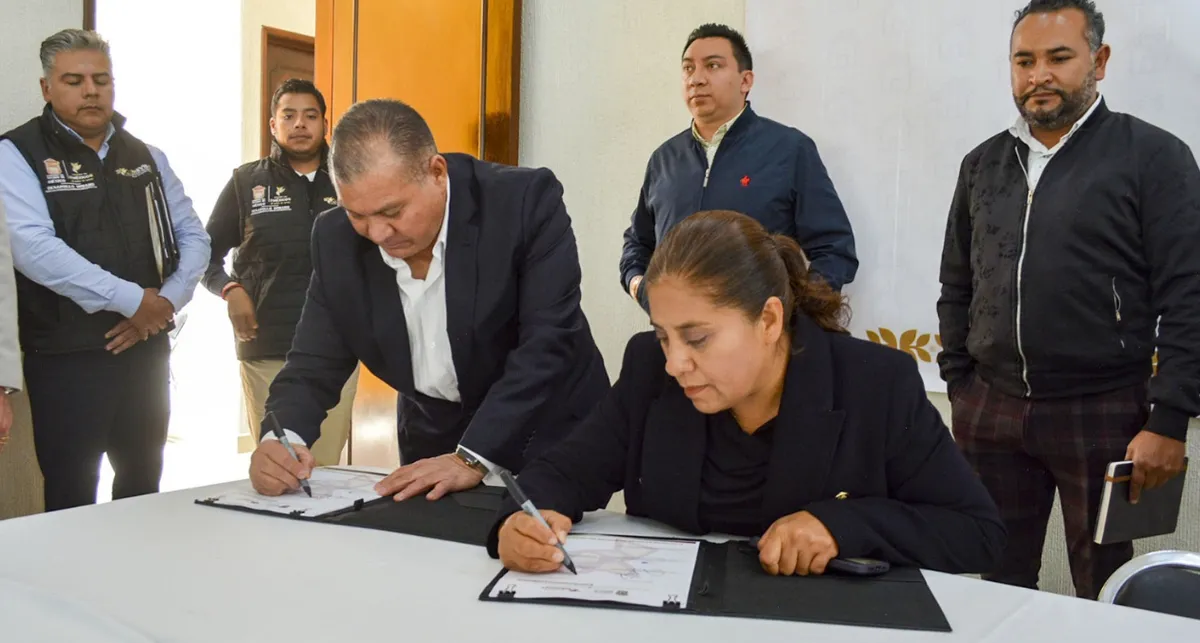 Nextlalpan e Imevis firman convenio para regularizar la tenencia de la tierra