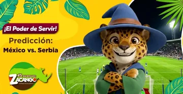 Jaguar de Zacango predice victoria de México ante Serbia [VIDEO]