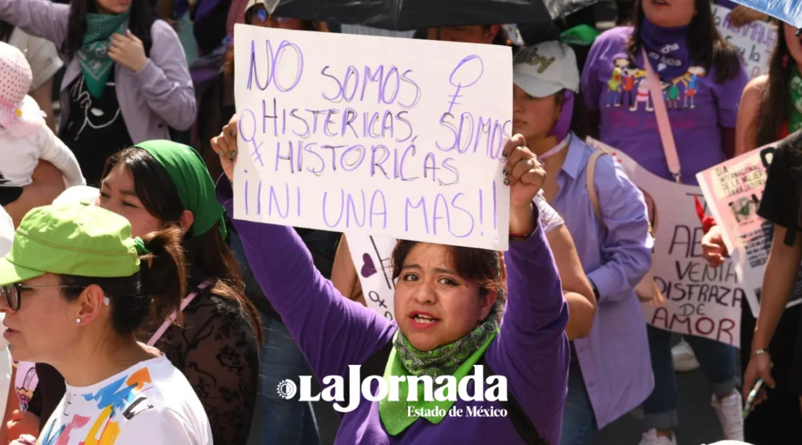 8M Toluca: “No más culpa, no más miedo, no más silencio”, protestan