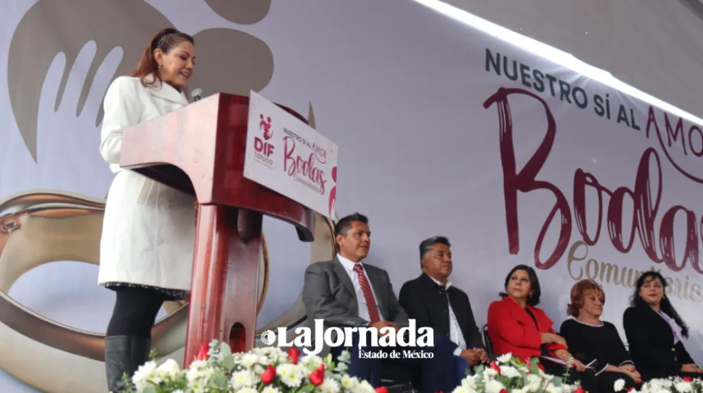 ¡Toluca es amor! Realiza segunda edición de bodas comunitarias con 241 nuevos matrimonios