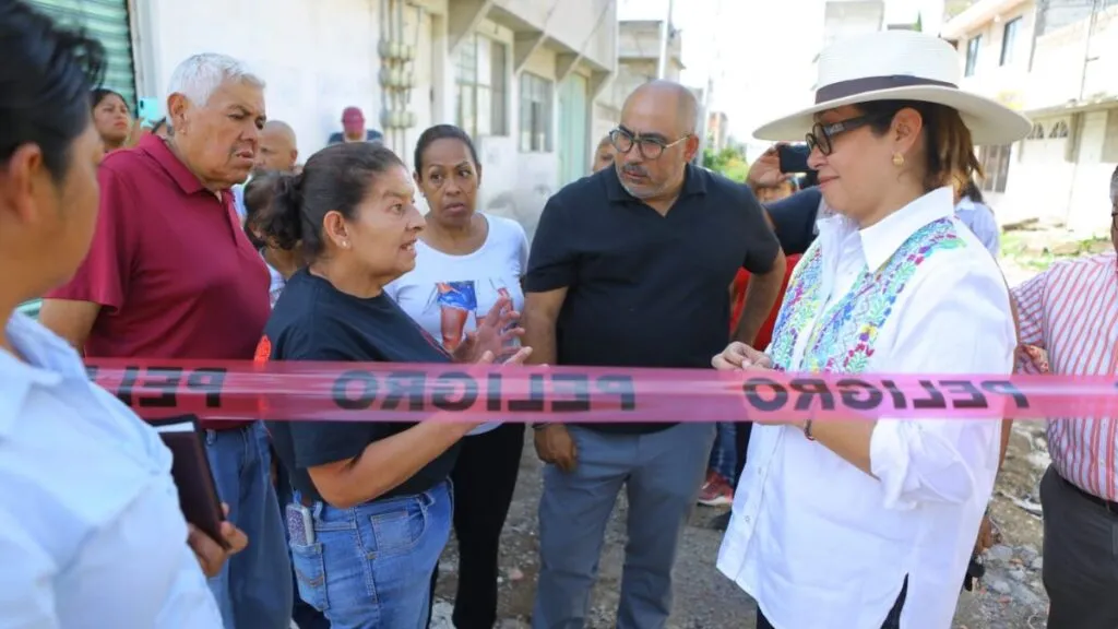 Ecatepec atendió socavón en colonia El Progreso