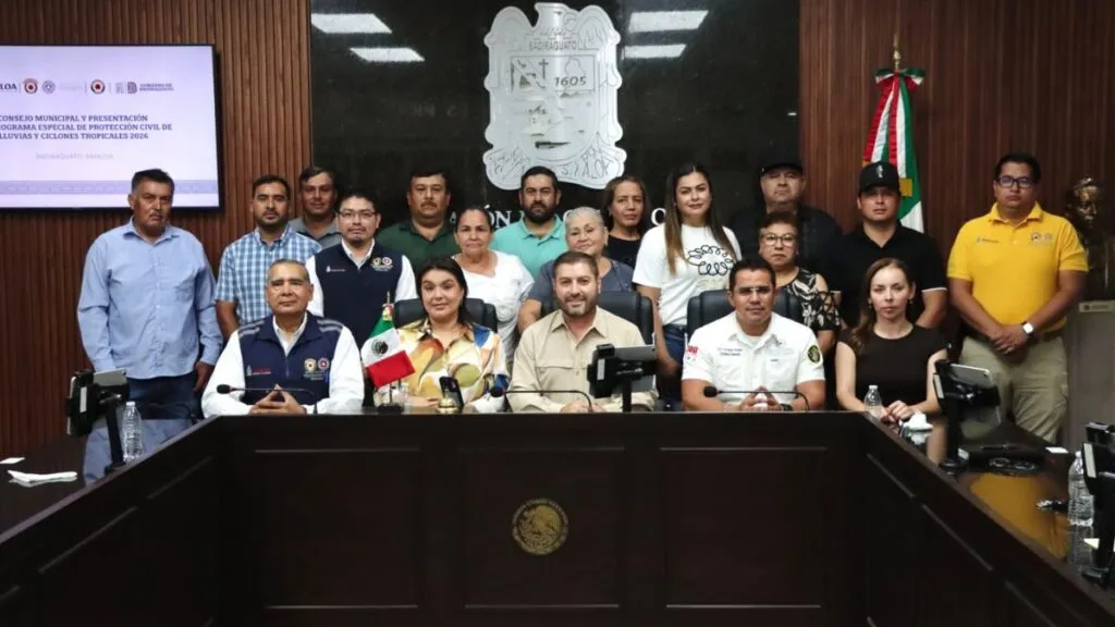 Se refuerzan acciones en Sesión del Consejo Municipal de Protección Civil de Badiraguato ante la temporada de lluvias y ciclones tropicales 2026