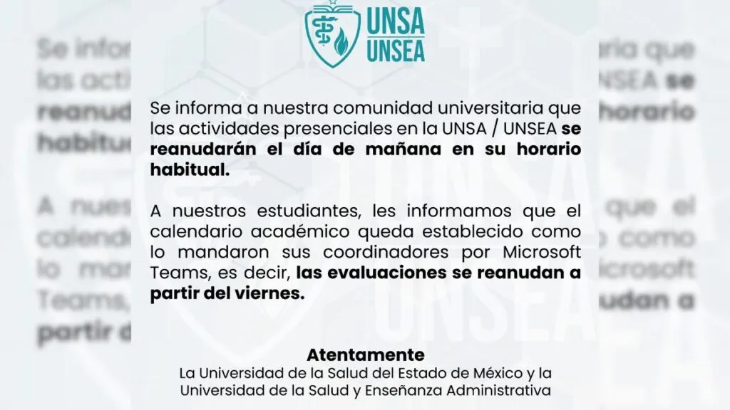 ¿Universidad de la Salud Edomex está suspendida? Esto sabemos