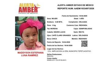 Alerta Amber: Se busca a Maddyson Estefanía Luna Ramírez; desapareció en Tepetlaoxtoc 