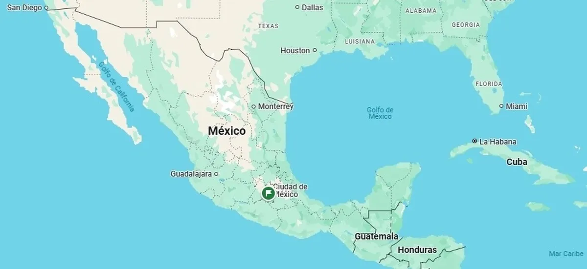 Google Maps adapta los nombres geográficos según la nomenclatura oficial de cada país.