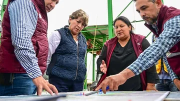 Edomex: Llega Delfina Gómez a Tercer Informe con resultados en El Año de las Obras
