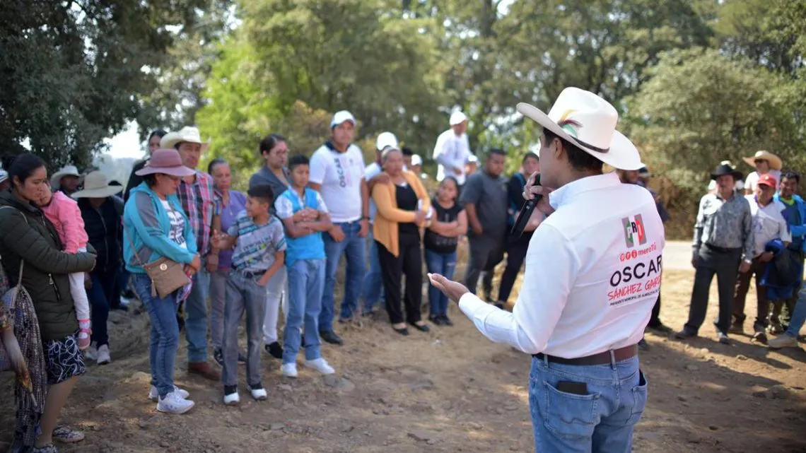 Almoloya de Juárez: Oscar Sánchez ofrece continuidad a los trabajos