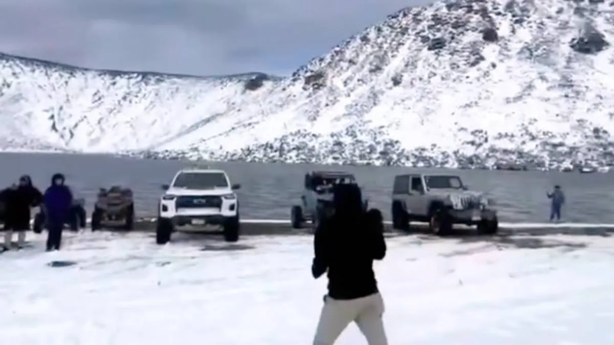 Anuncian sanciones a quienes ingresaron vehículos al cráter del Nevado de Toluca