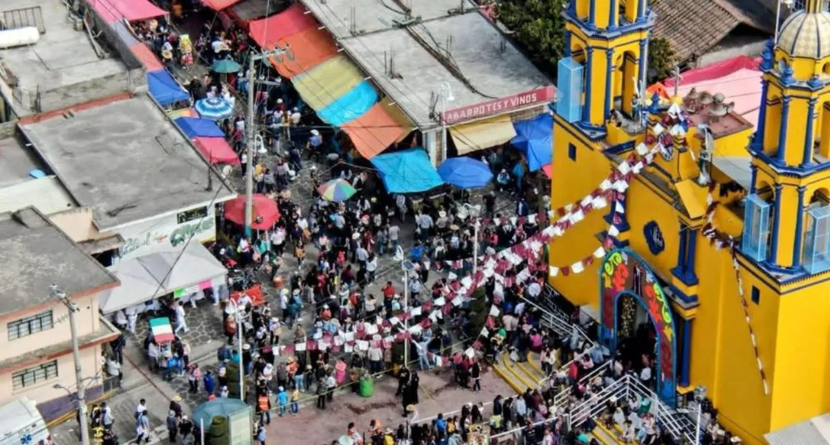 Tepetlixpa: Feria Patronal vigilada con drones