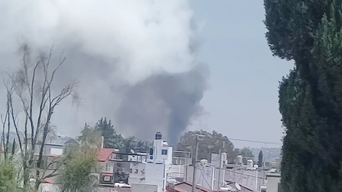 Se reporta que la explosión en Tultepec fue de fuerte magnitud.