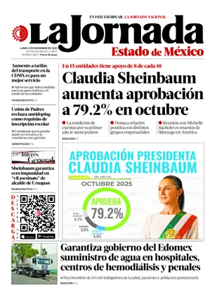 La Jornada Edomex | 03 de noviembre de 2025