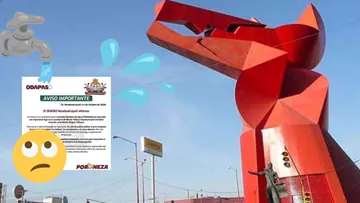 Fuga de agua en Neza afectará el suministro otra vez