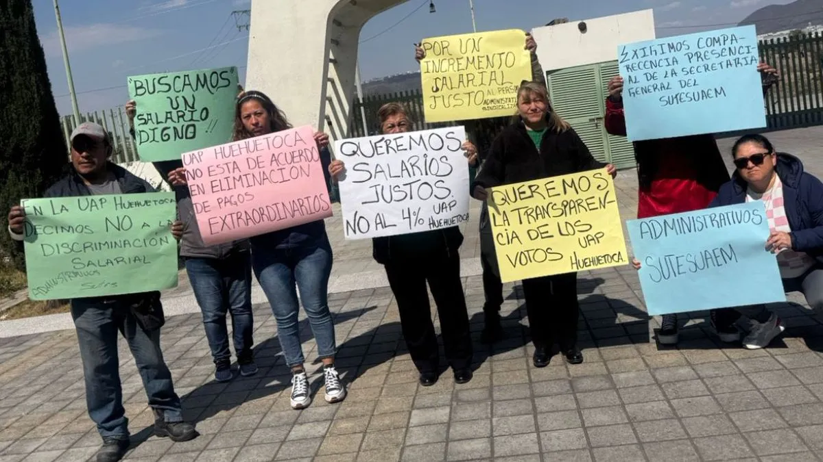 SUTESUAEM reprueba manifestaciones contra el incremento salarial del 4 por ciento en la UAEMéx