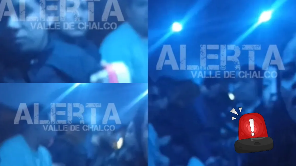 Combi evade asalto en Valle de Chalco mientras delincuentes la persiguen en camioneta.