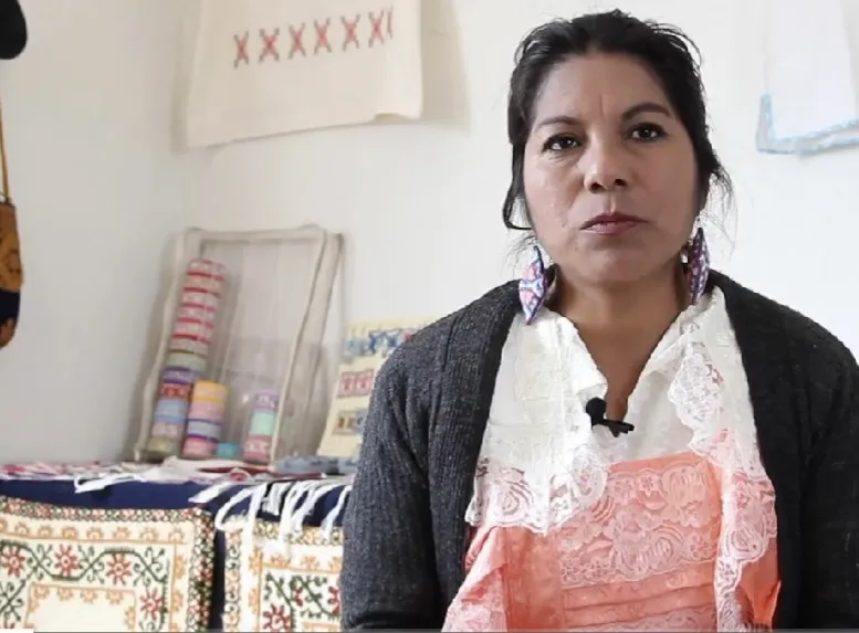 Tejido mazahua en Villa de Allende un arte textil
