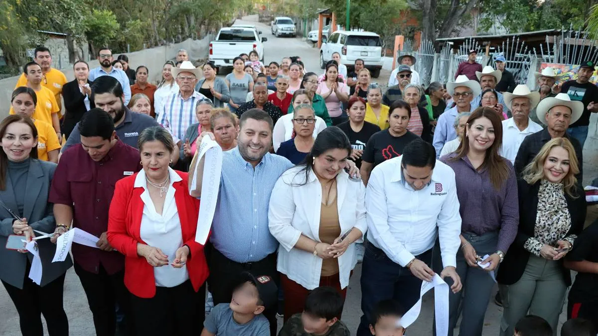 Alcalde de Badiraguato entrega obra pública y anuncia próximo programa social municipal