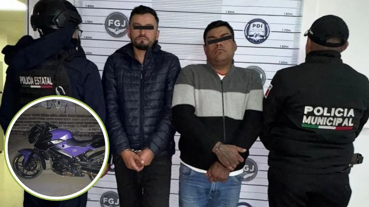 Policía de Valle de Chalco detiene a moto asaltantes