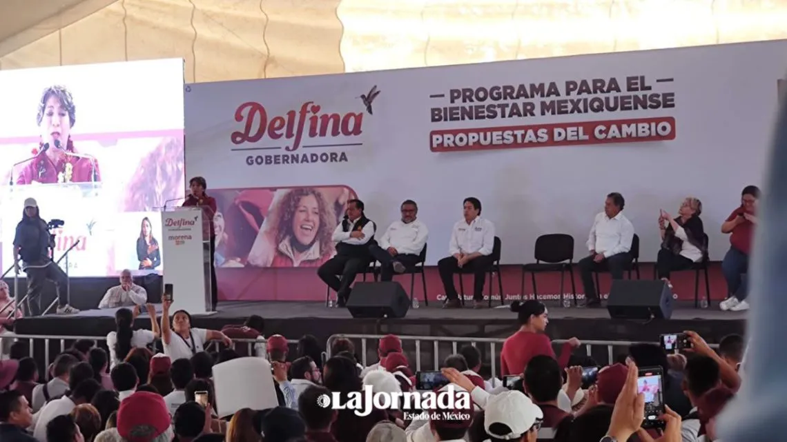 Delfina Gómez propone el programa Bienestar Mexiquense