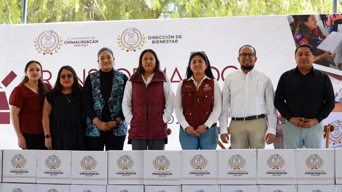 Alcaldesa de Chimalhuacán realiza última entrega anual de “Transformando la alimentación”
