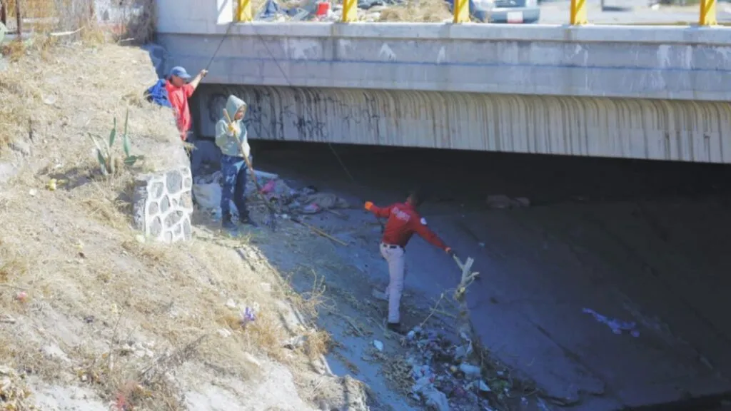 Ecatepec, Jaltenco y Tultitlán continúan la limpieza del Dren Cartagena
